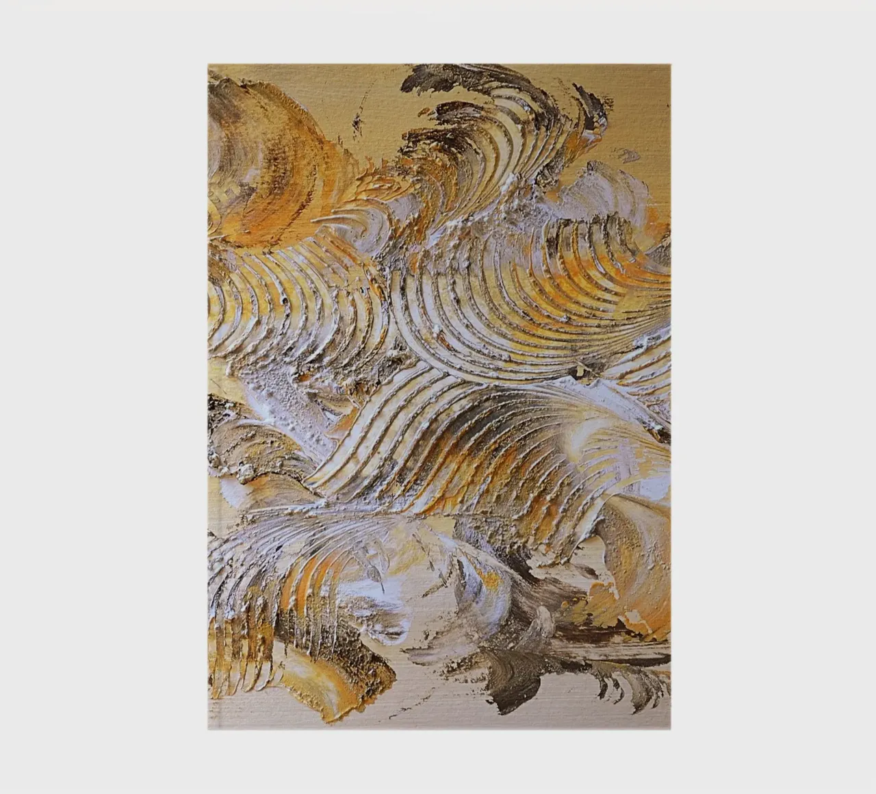 MESSAGE FROM THE HEART 15 diario da Thierry Vobmann Abstract painting