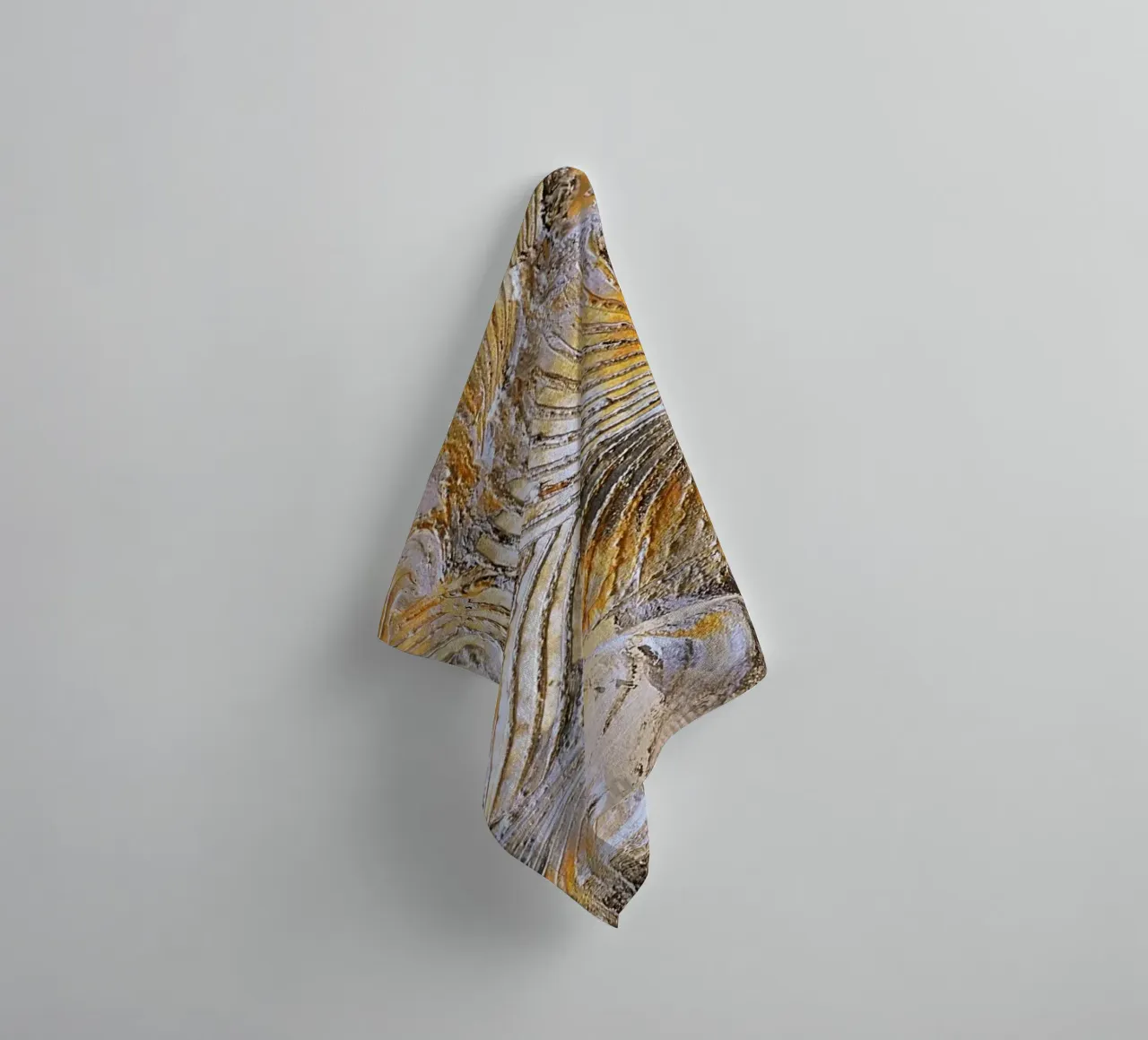 MESSAGE FROM THE HEART 15 asciugamano da bagno da Thierry Vobmann Abstract painting