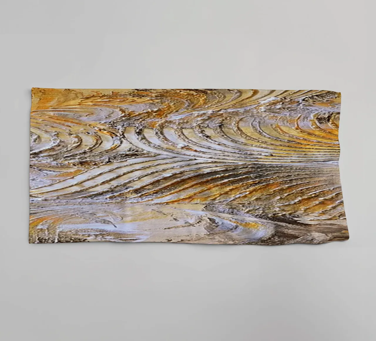 MESSAGE FROM THE HEART 15 asciugamano da bagno da Thierry Vobmann Abstract painting