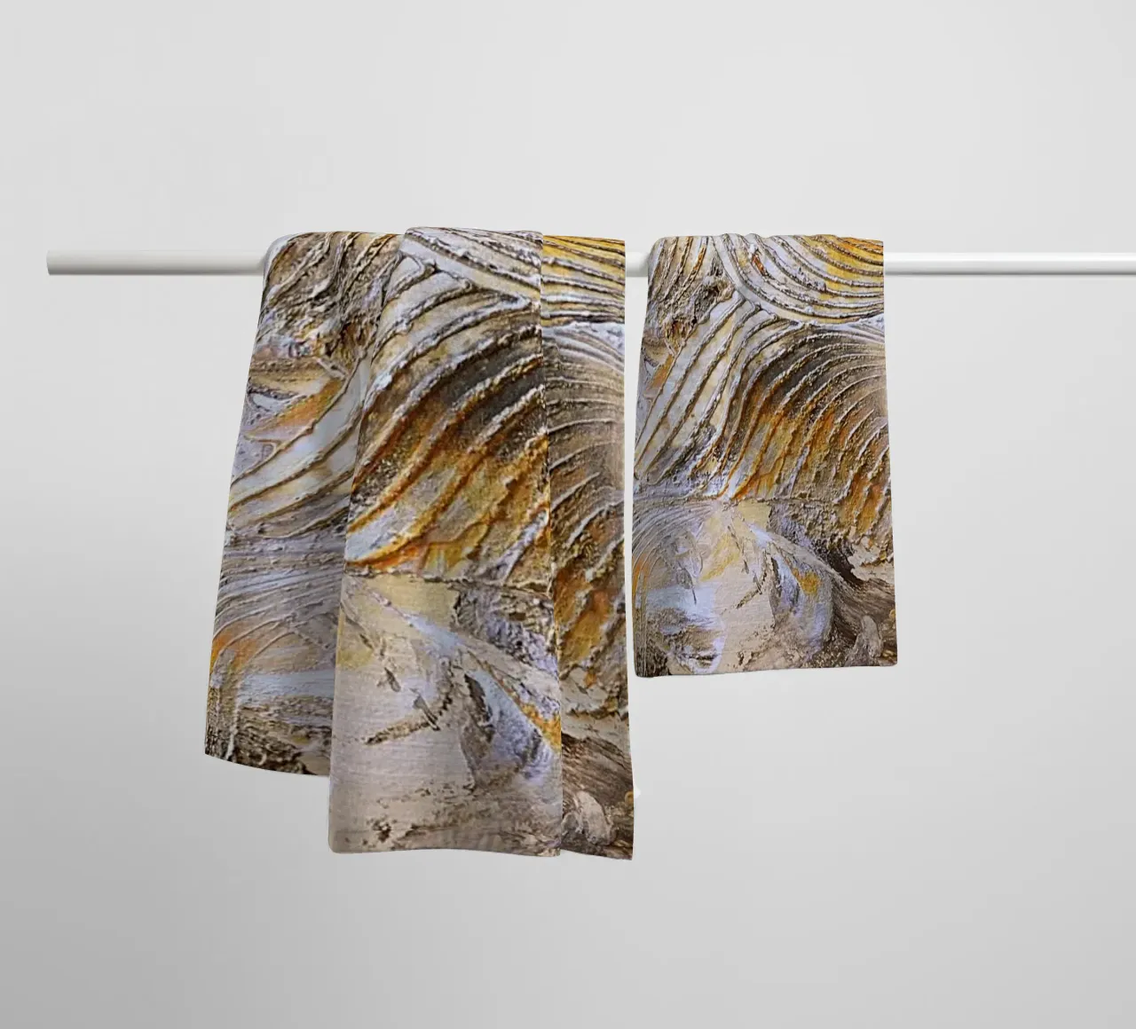 MESSAGE FROM THE HEART 15 asciugamano da bagno da Thierry Vobmann Abstract painting