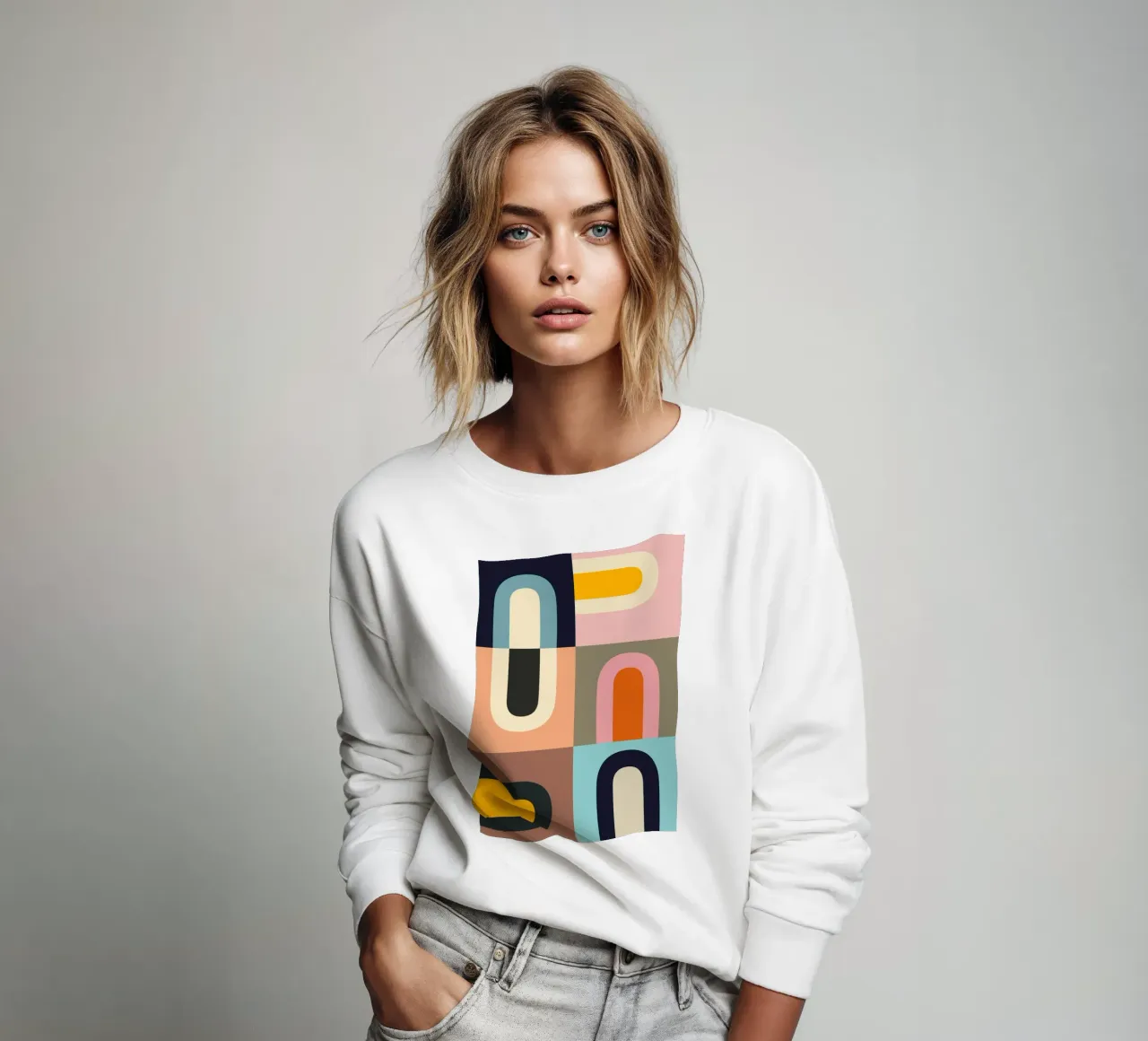 Forme geometriche astratte 61 felpa da Gaite