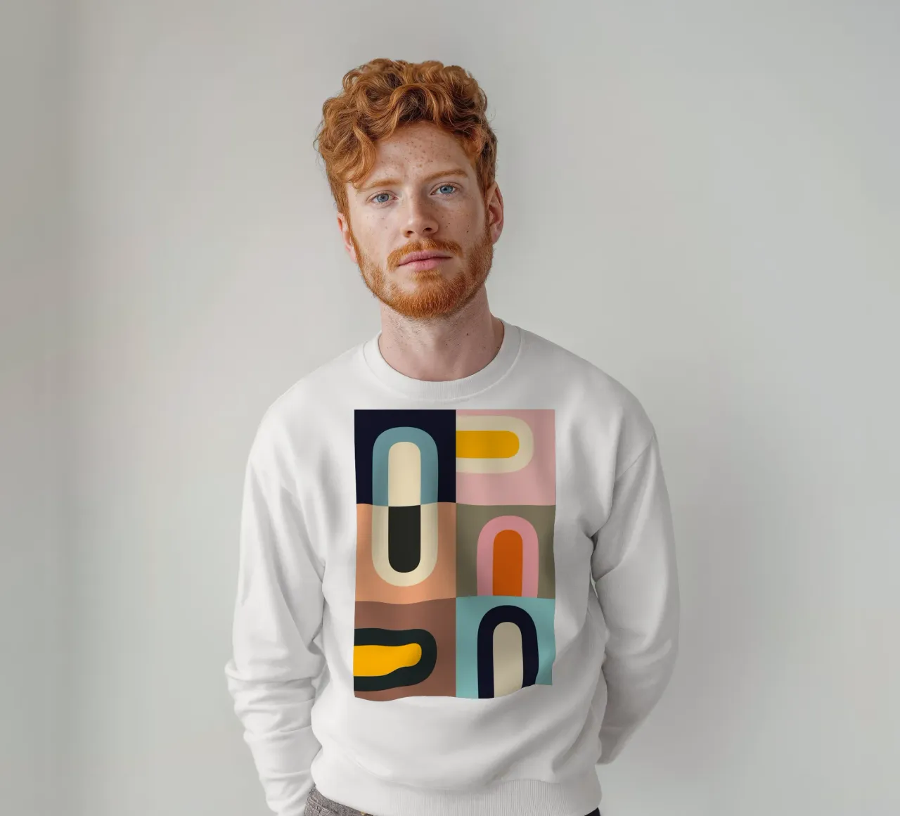 Forme geometriche astratte 61 felpa da Gaite