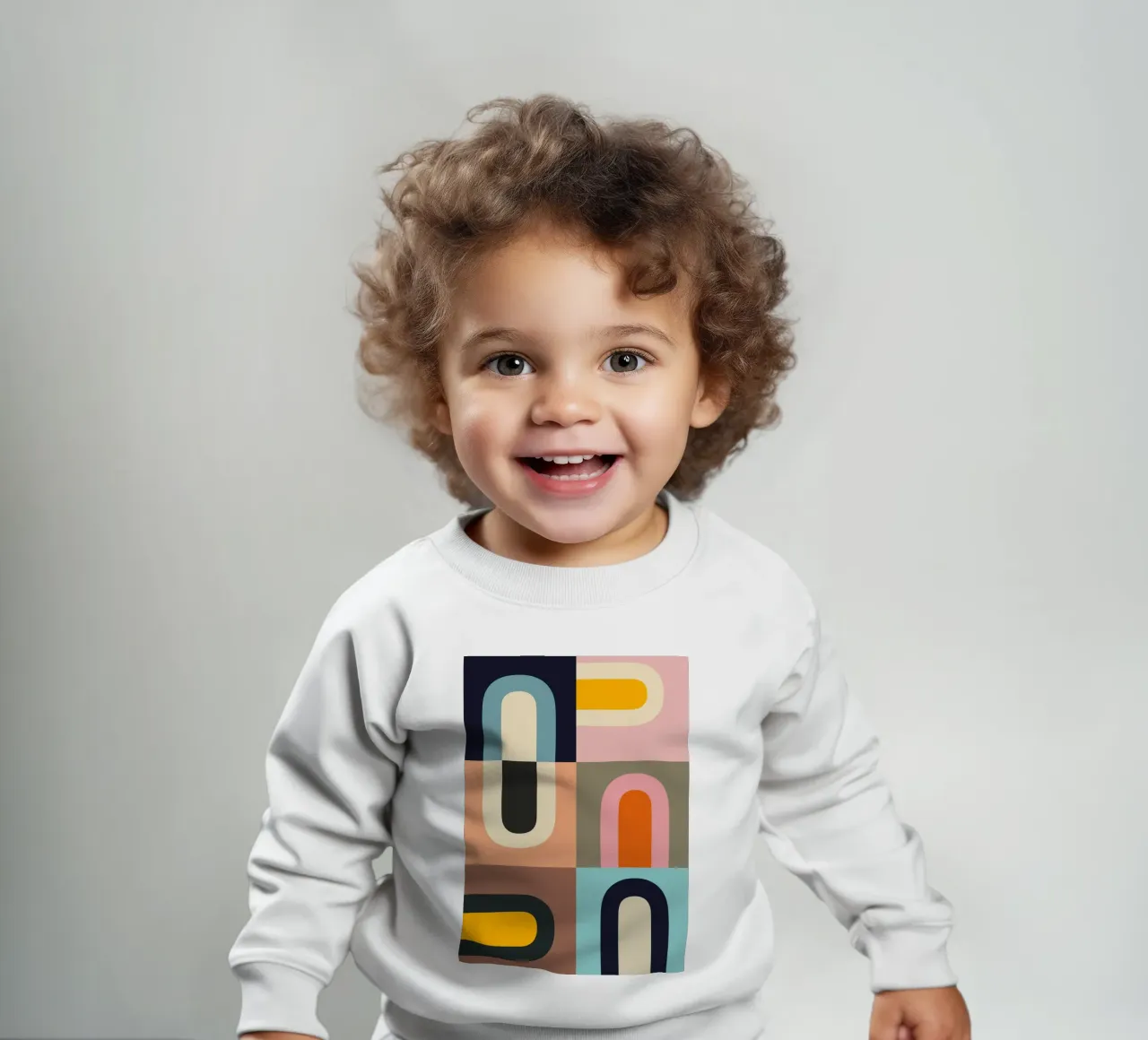 Forme geometriche astratte 61 felpa neonato da Gaite