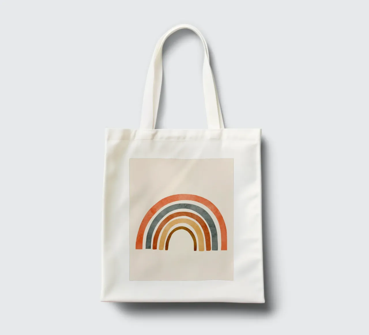 Abstract Rainbow 88 borsa in juta da cityart