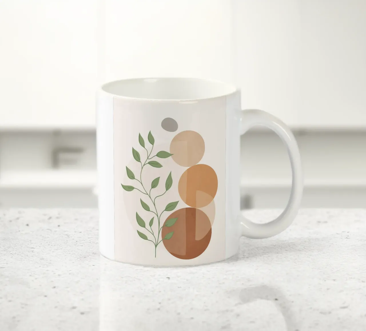 Abstract Rock Geometry 19 Keramik Tasse von cityart