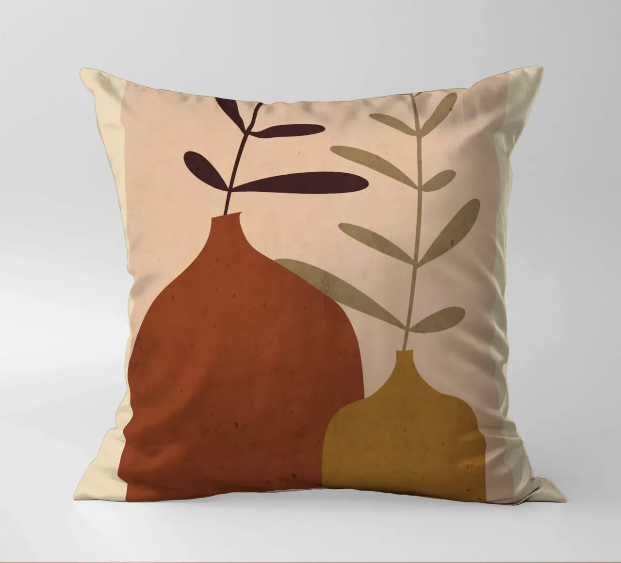 Abstract Vases decorative cushion by ThingDesign