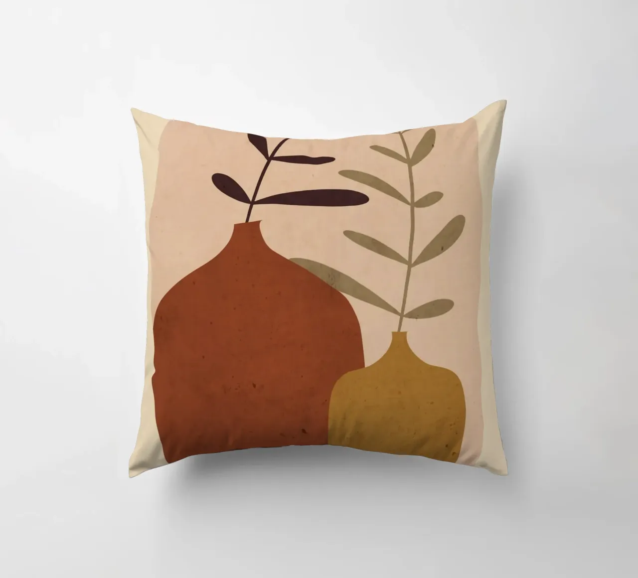 Abstract Vases decorative cushion by ThingDesign
