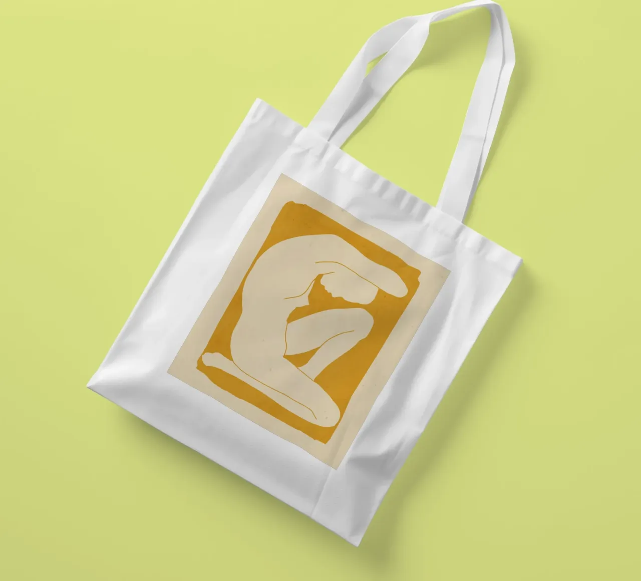 Abstract Art Female Figure 2 tote bag by ThingDesign