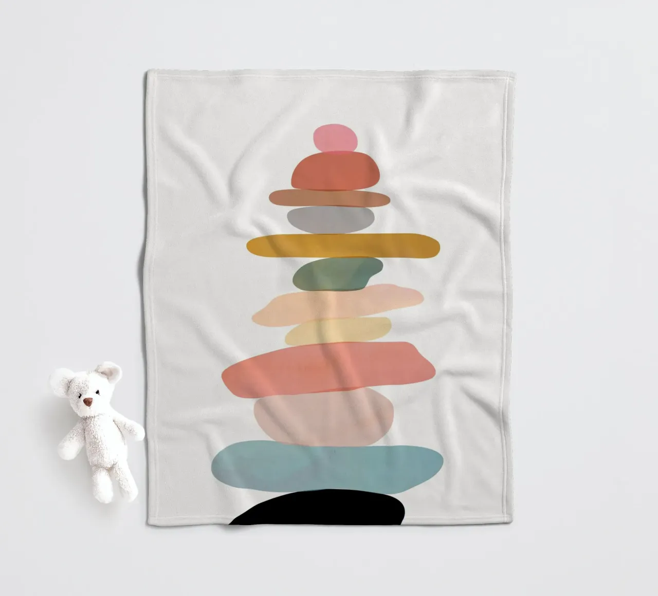 Balancing Stones 22 coperta in pile da cityart