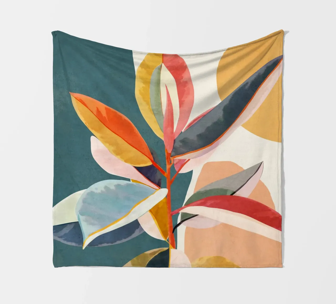 Colorful Branching Out 01 coperta in pile da cityart