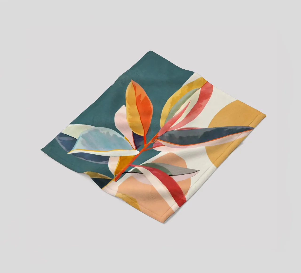 Colorful Branching Out 01 coperta in pile da cityart