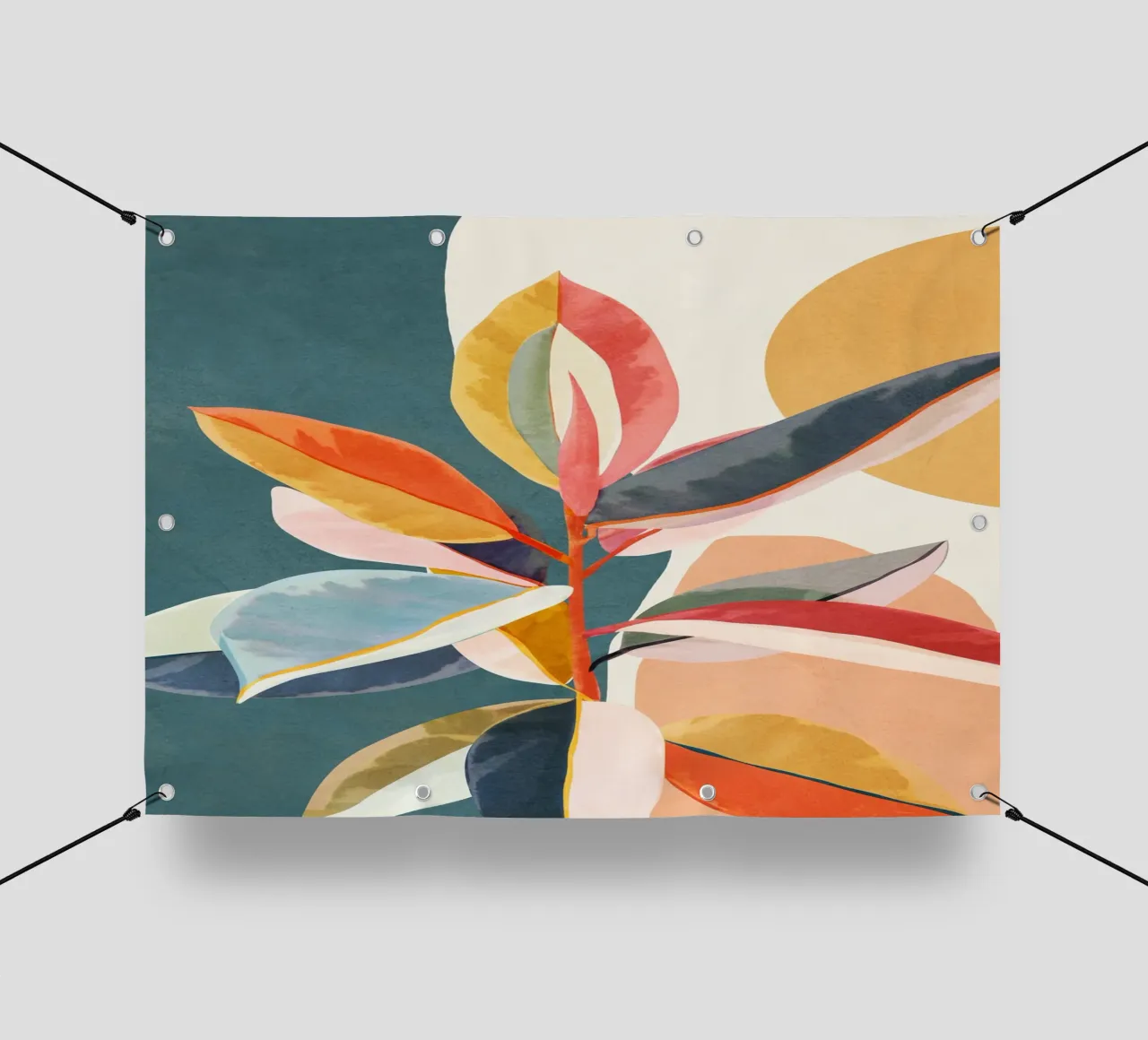 Colorful Branching Out 01 telo in pvc da cityart