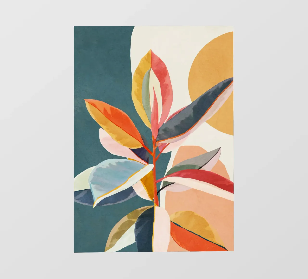 Colorful Branching Out 01 telo in pvc da cityart