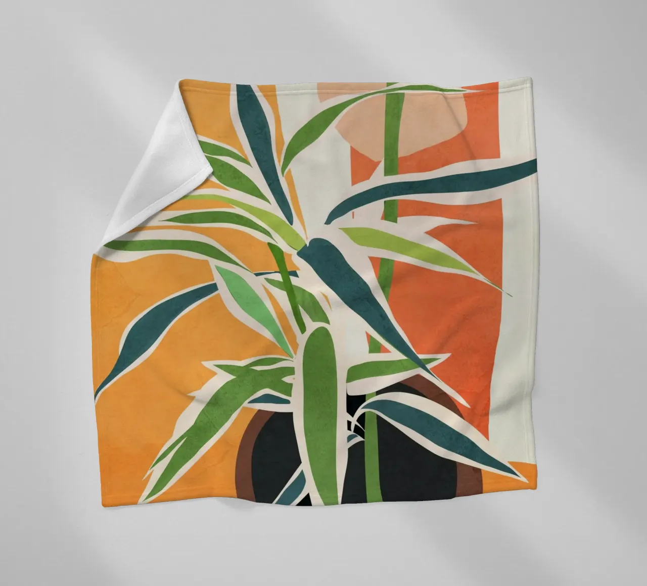 Colorful Branching Out 02 coperta in pile da cityart