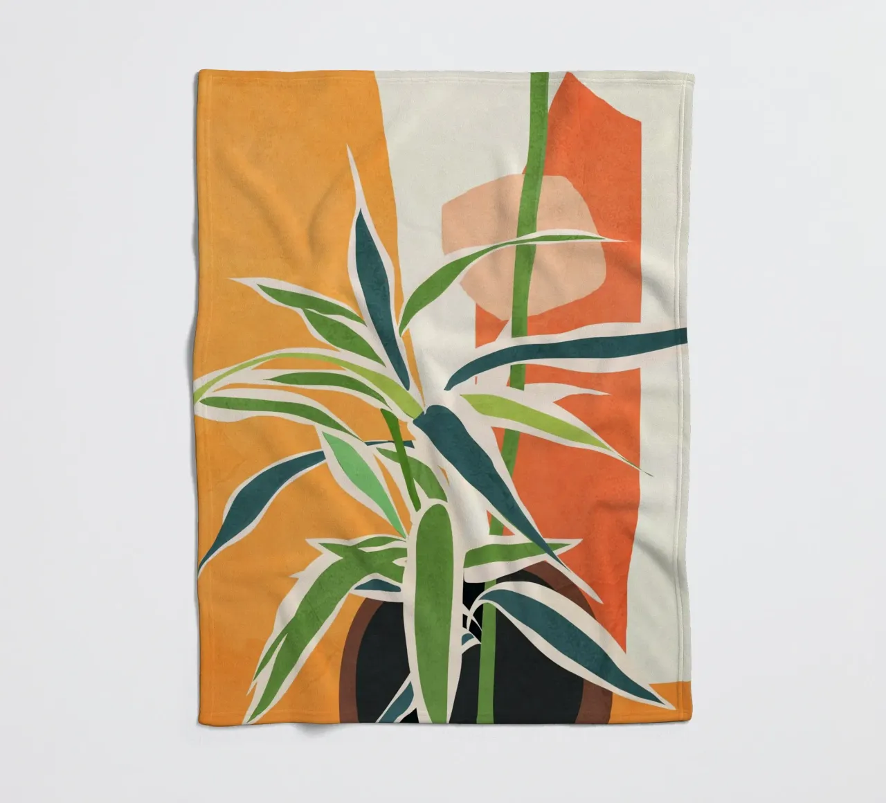 Colorful Branching Out 02 coperta in pile da cityart