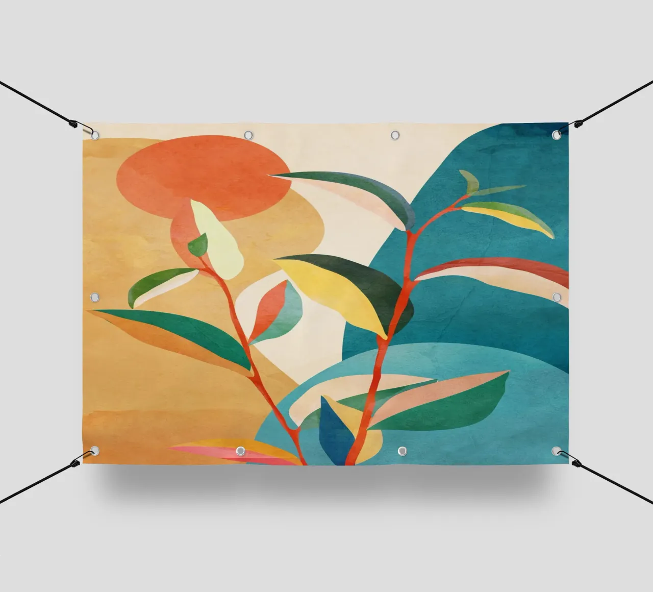 Colorful Branching Out 03 telo in pvc da cityart