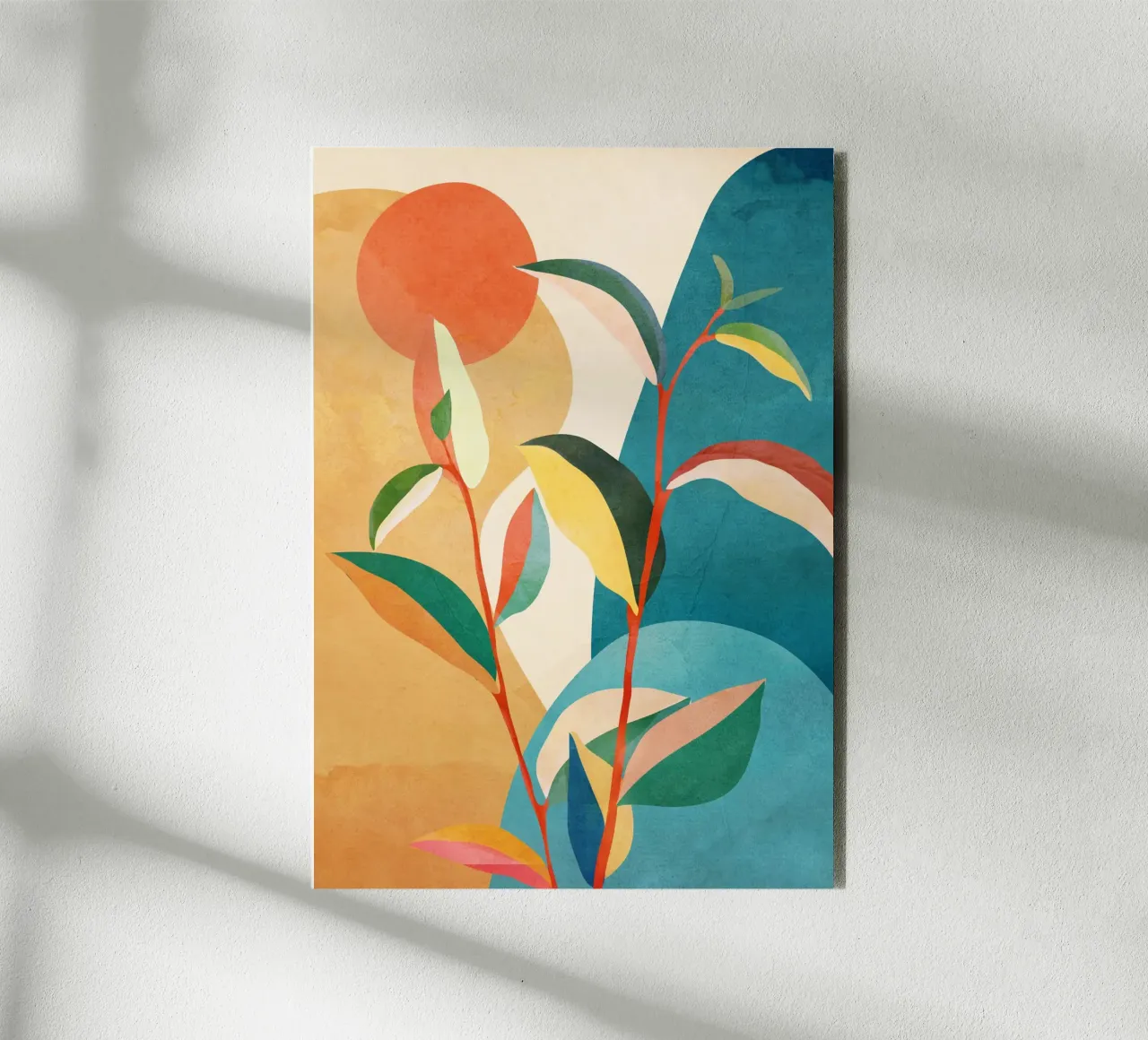 Colorful Branching Out 03 alluminio dibond da cityart