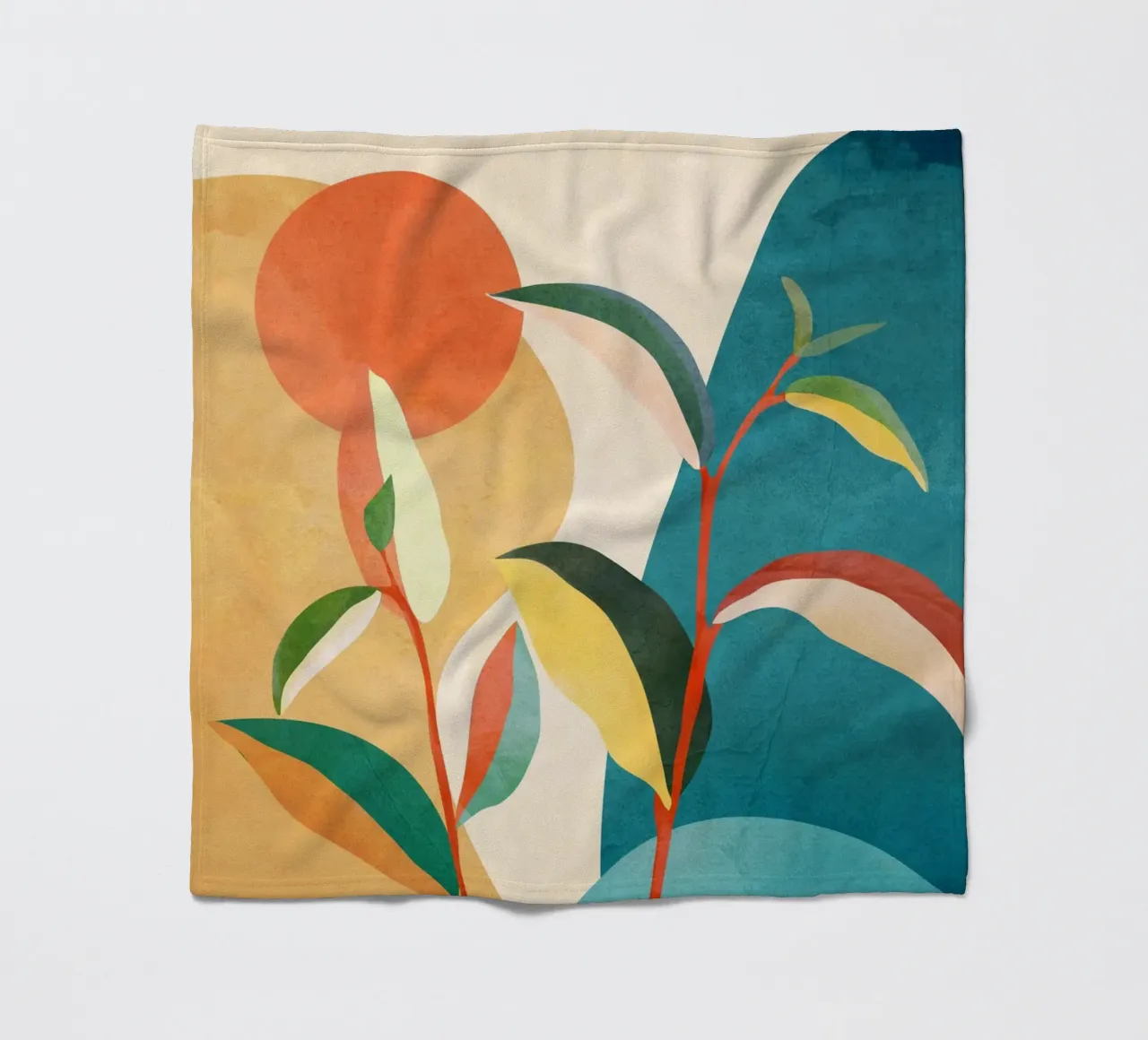 Colorful Branching Out 03 coperta in pile da cityart