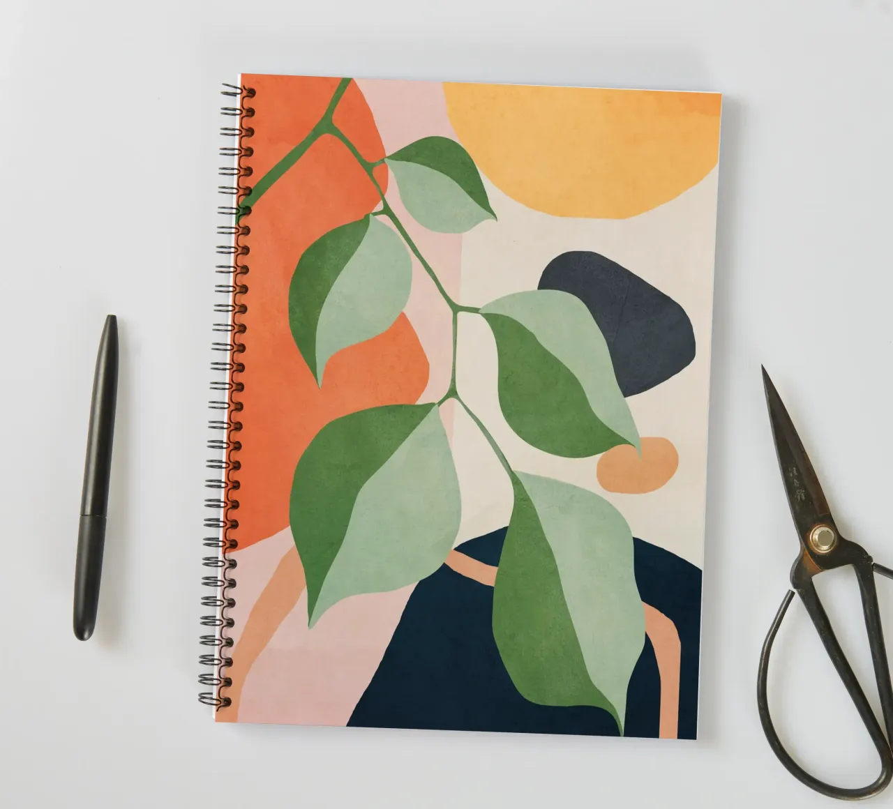 Colorful Branching Out 04 spiral notebook by cityart