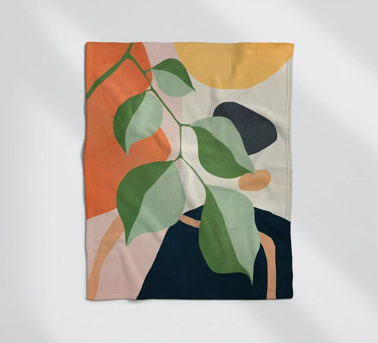 Colorful Branching Out 04 coperta in pile da cityart
