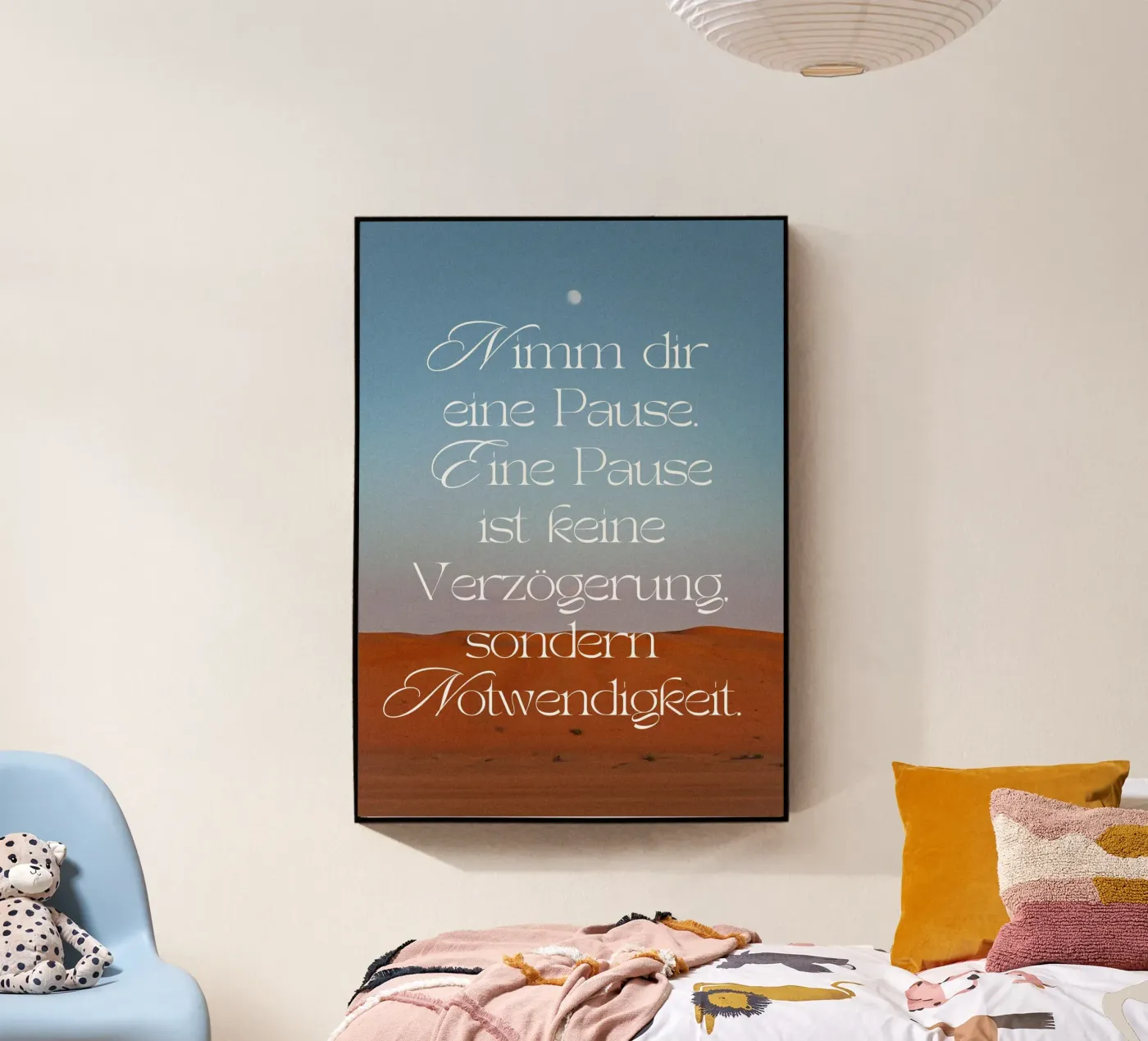 NIMM DIR EINE PAUSE Acryl-Glas von SMRT STUDIO