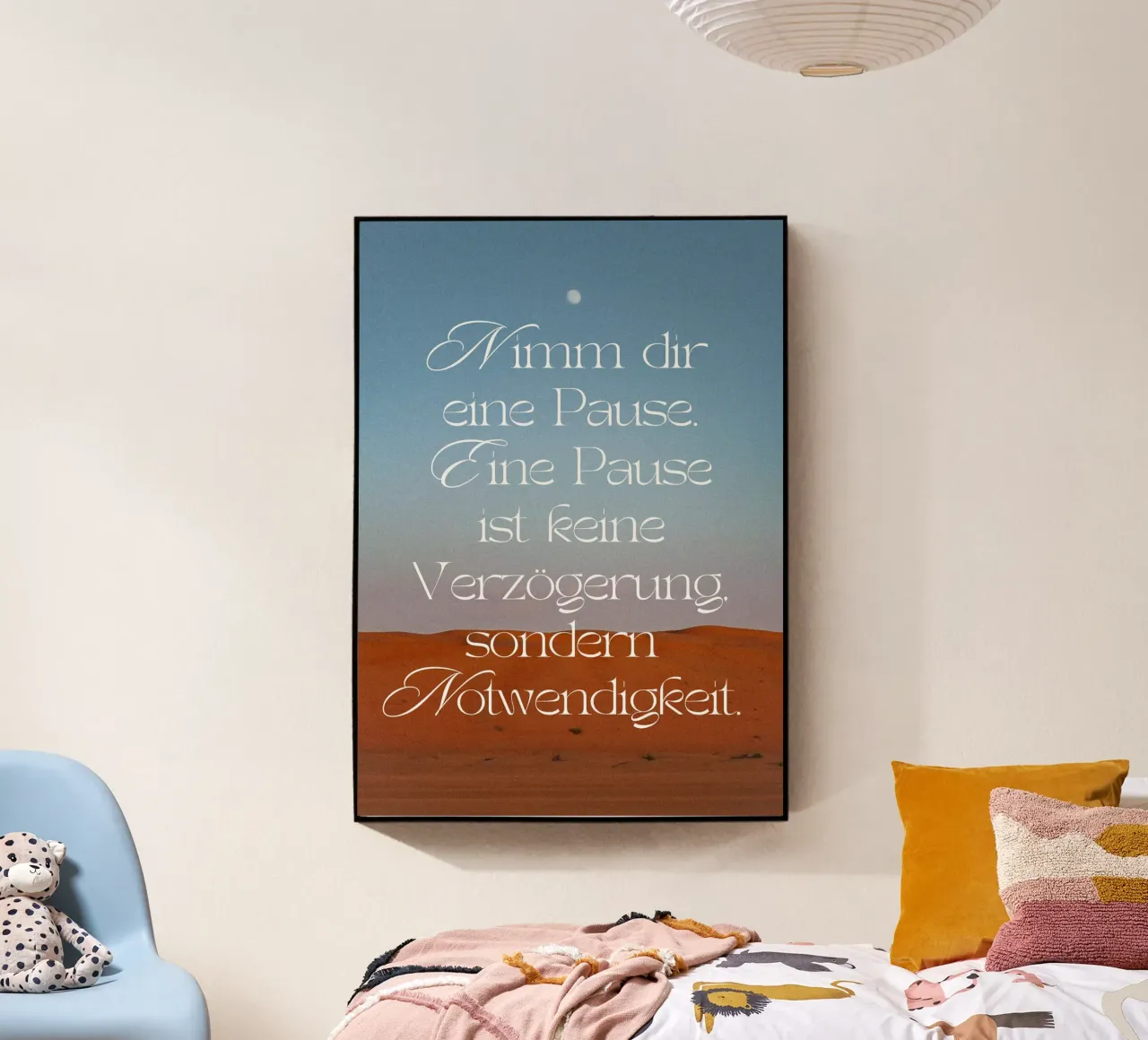 NIMM DIR EINE PAUSE plexiglass da Einfach Uebel