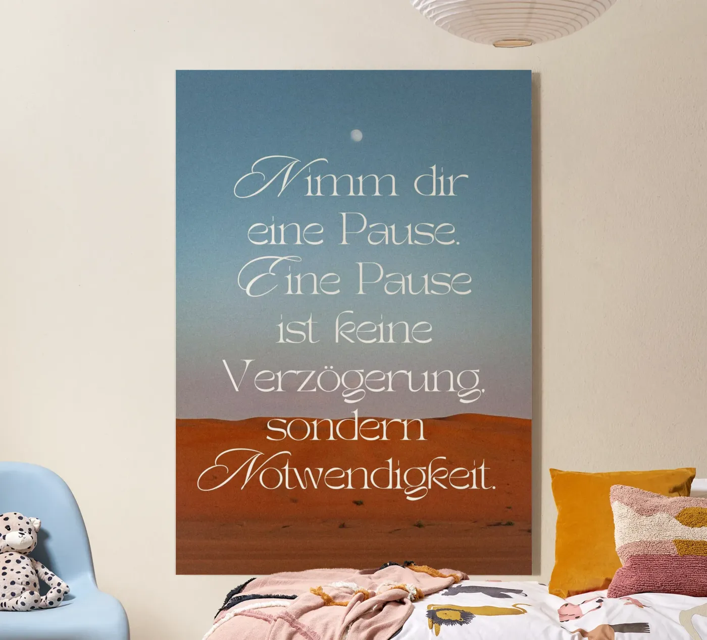 NIMM DIR EINE PAUSE Acryl-Glas von SMRT STUDIO