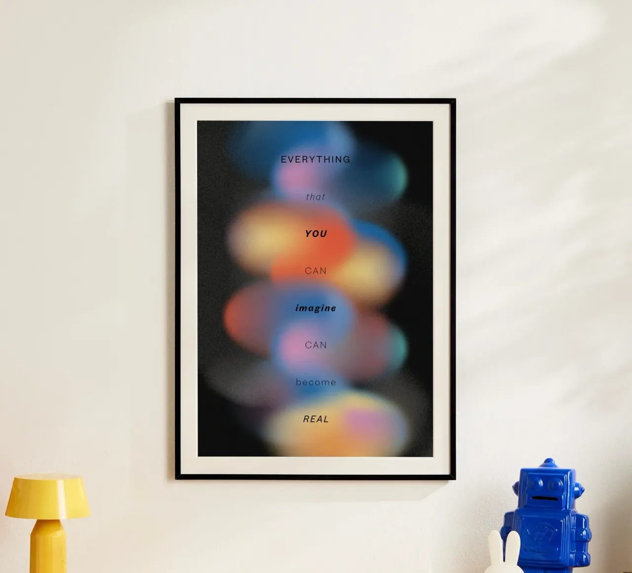 IMAGINE poster con telaio in alluminio da Einfach Uebel