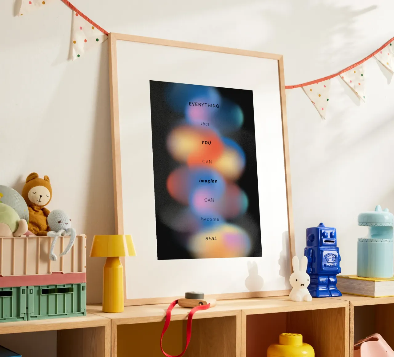 IMAGINE poster con telaio in alluminio da Einfach Uebel