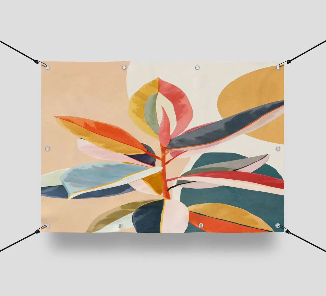 Colorful Branching Out 07 telo in pvc da cityart