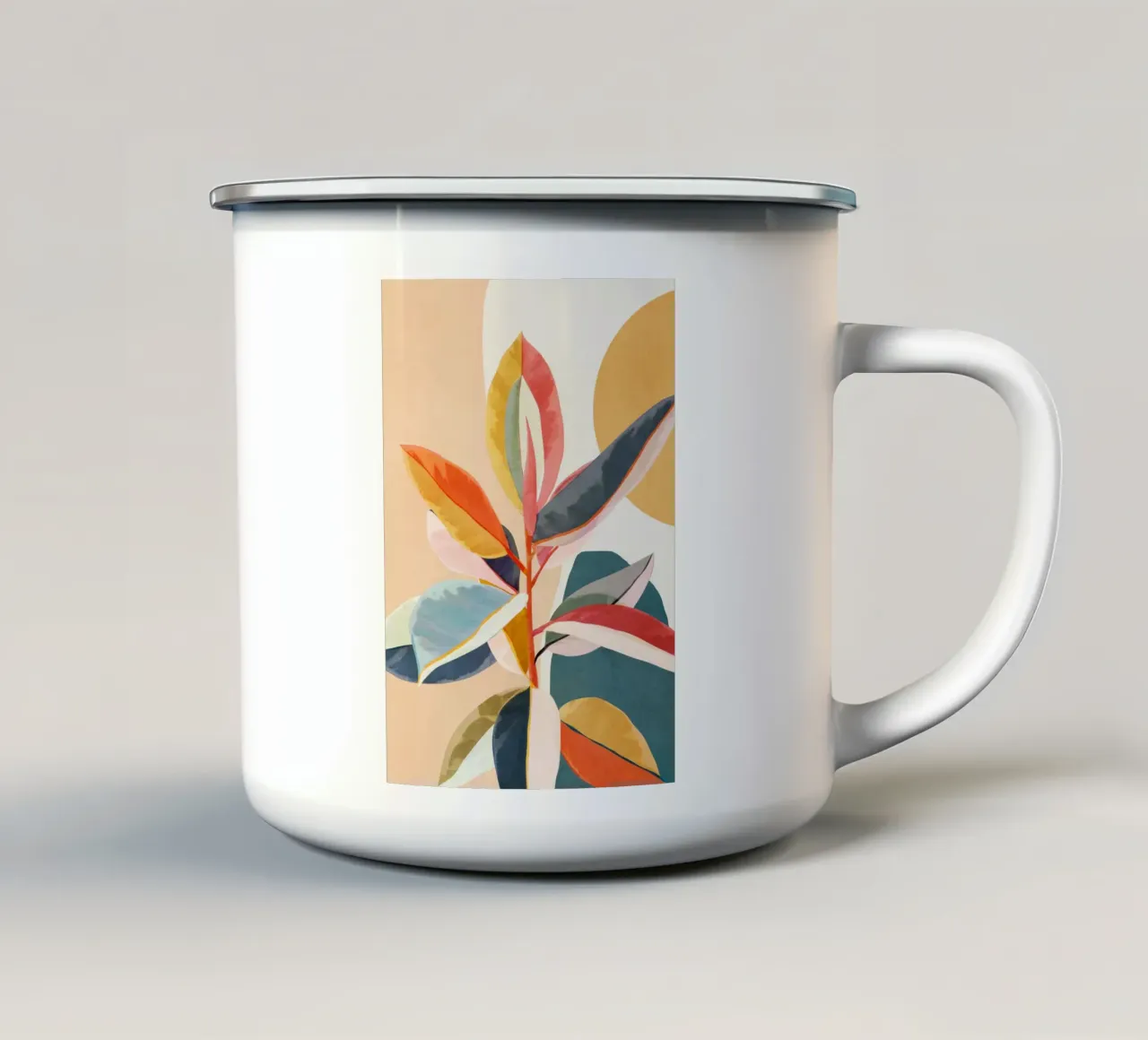Colorful Branching Out 07 tazza in smalto da cityart