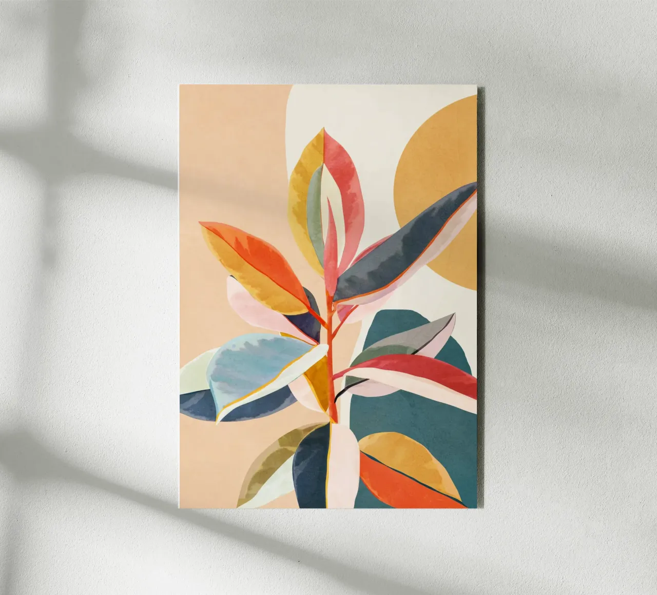 Colorful Branching Out 07 alluminio dibond da cityart
