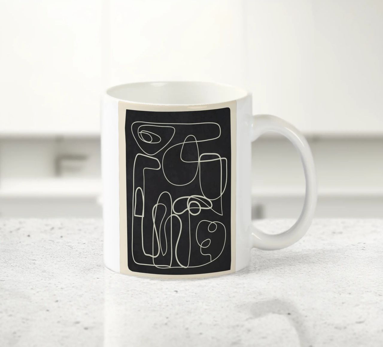 Lines in Space 1 tazza in ceramica da cityart