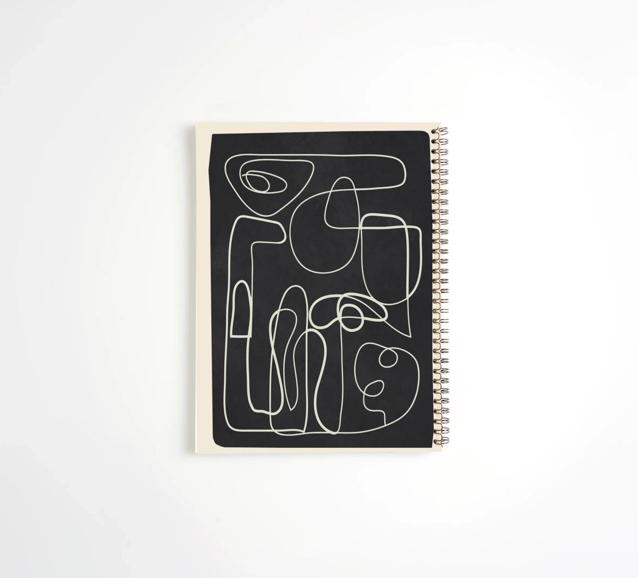 Lines in Space 1 spiral notebook by cityart