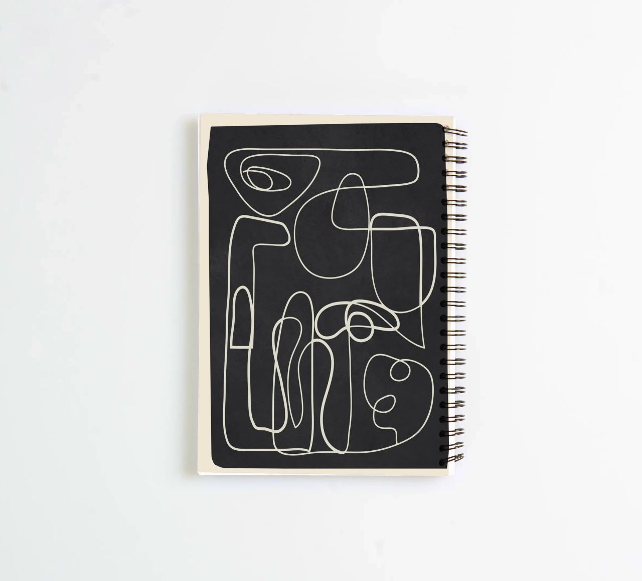 Lines in Space 1 spiral notebook by cityart
