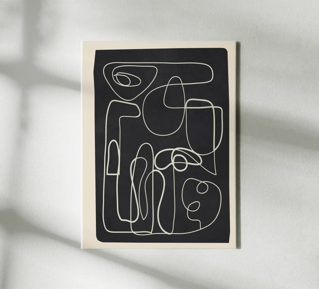 Lines in Space 1 canvas with Floater frame by cityart