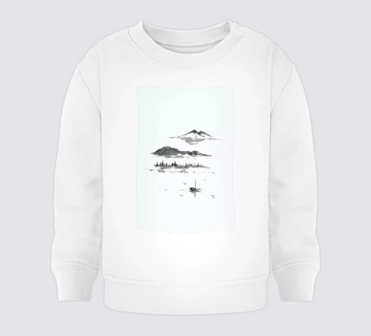 Japanese Dreamscape II felpa neonato da Flora & Fauna