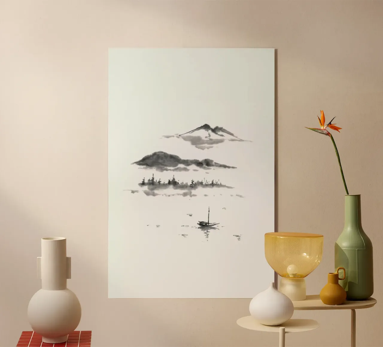 Japanese Dreamscape II plexiglass da Flora & Fauna