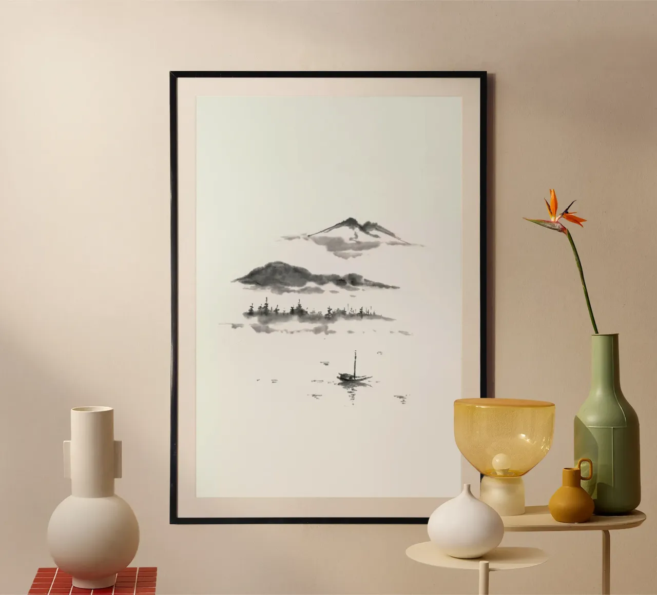 Japanese Dreamscape II carta hahnemühle da Flora & Fauna