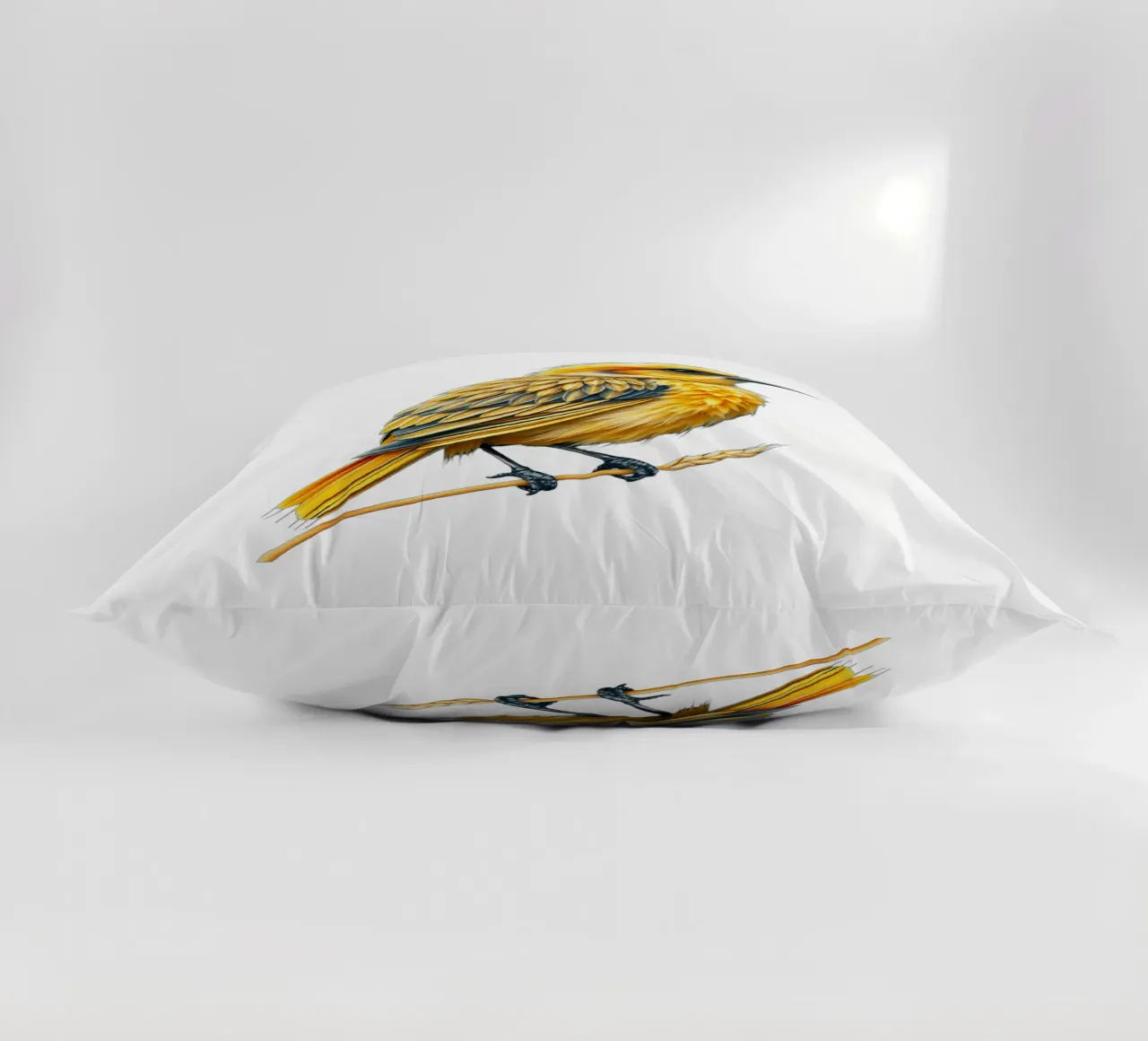little perched bird decorative cushion by dinem
