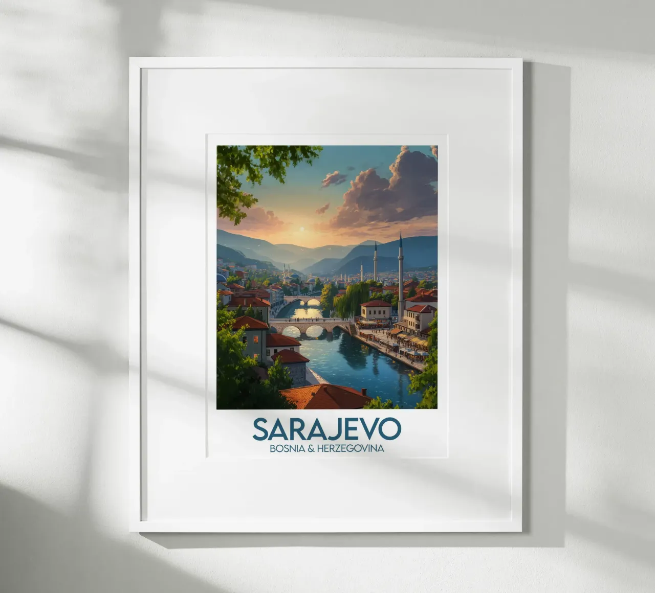 Affiche Sarajevo poster da Frame the World