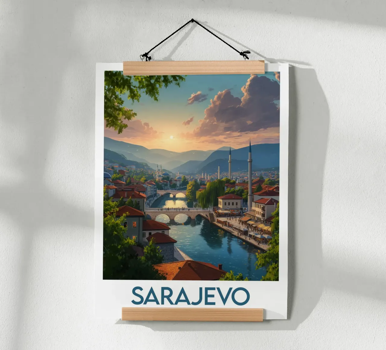 Affiche Sarajevo poster da Frame the World