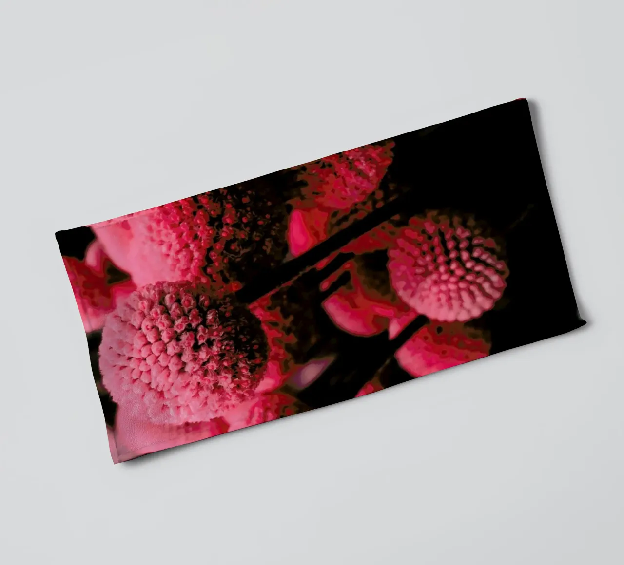 Pink Bommels asciugamano da bagno da Sebastian Hilgetag