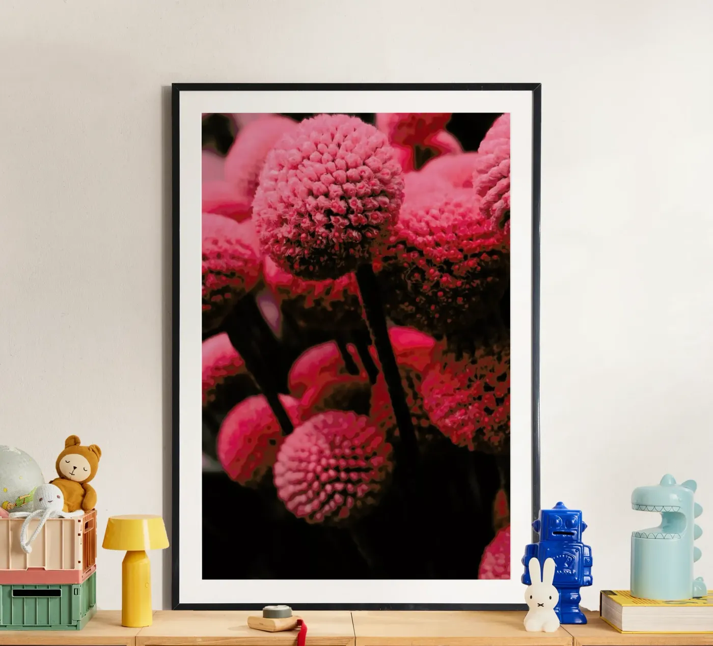 Pink Bommels poster da Sebastian Hilgetag