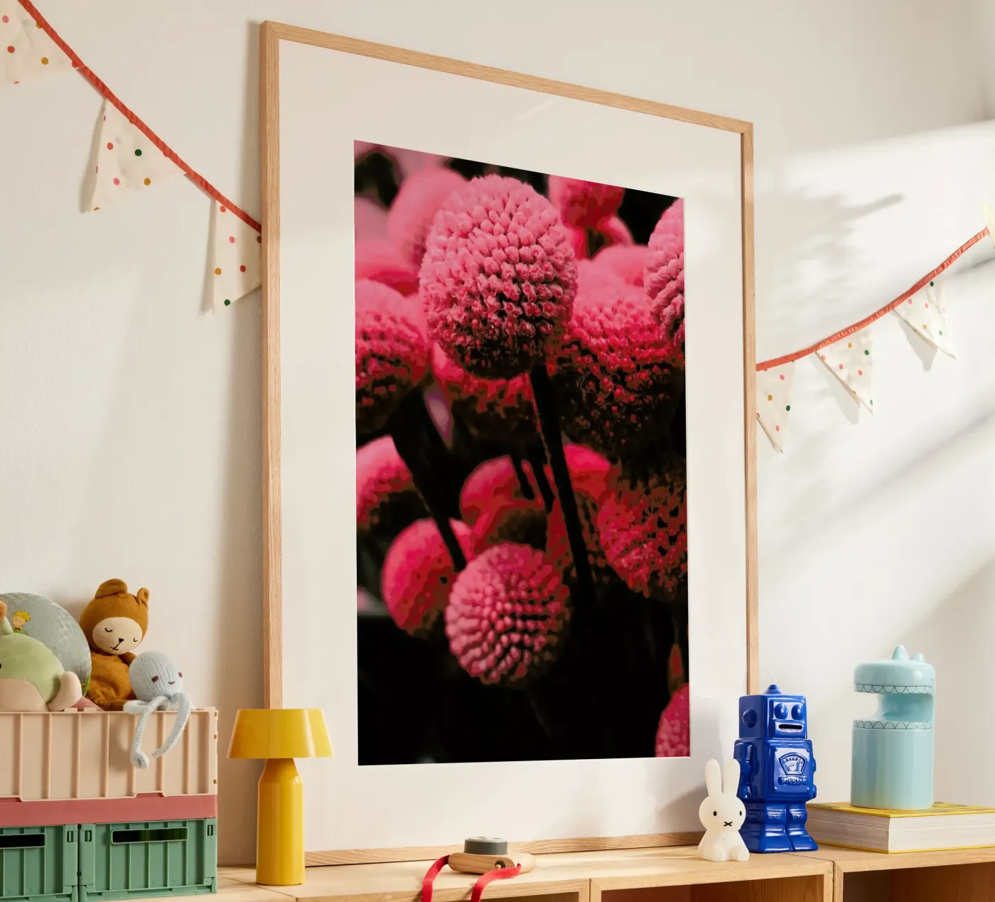 Pink Bommels poster da Sebastian Hilgetag