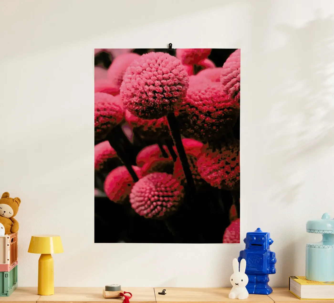 Pink Bommels poster da Sebastian Hilgetag