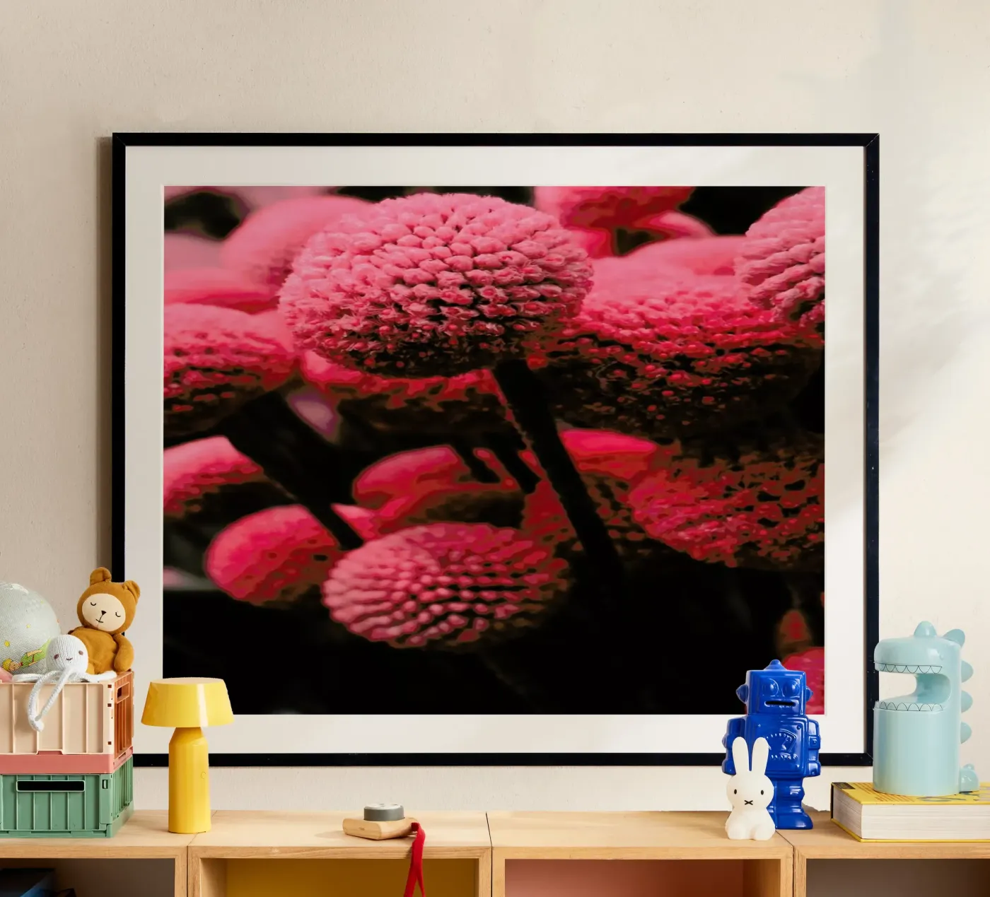 Pink Bommels poster da Sebastian Hilgetag