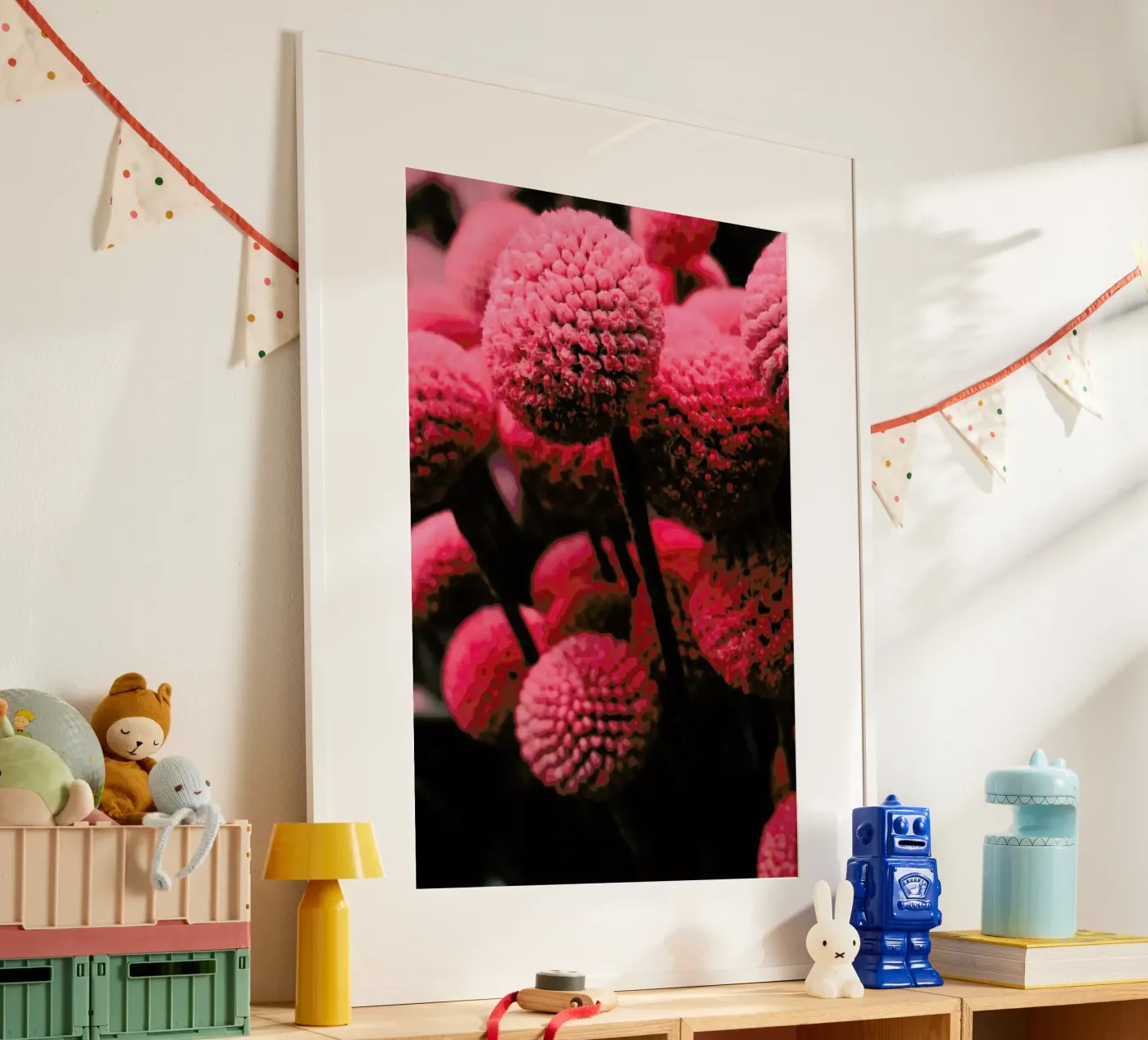 Pink Bommels poster da Sebastian Hilgetag