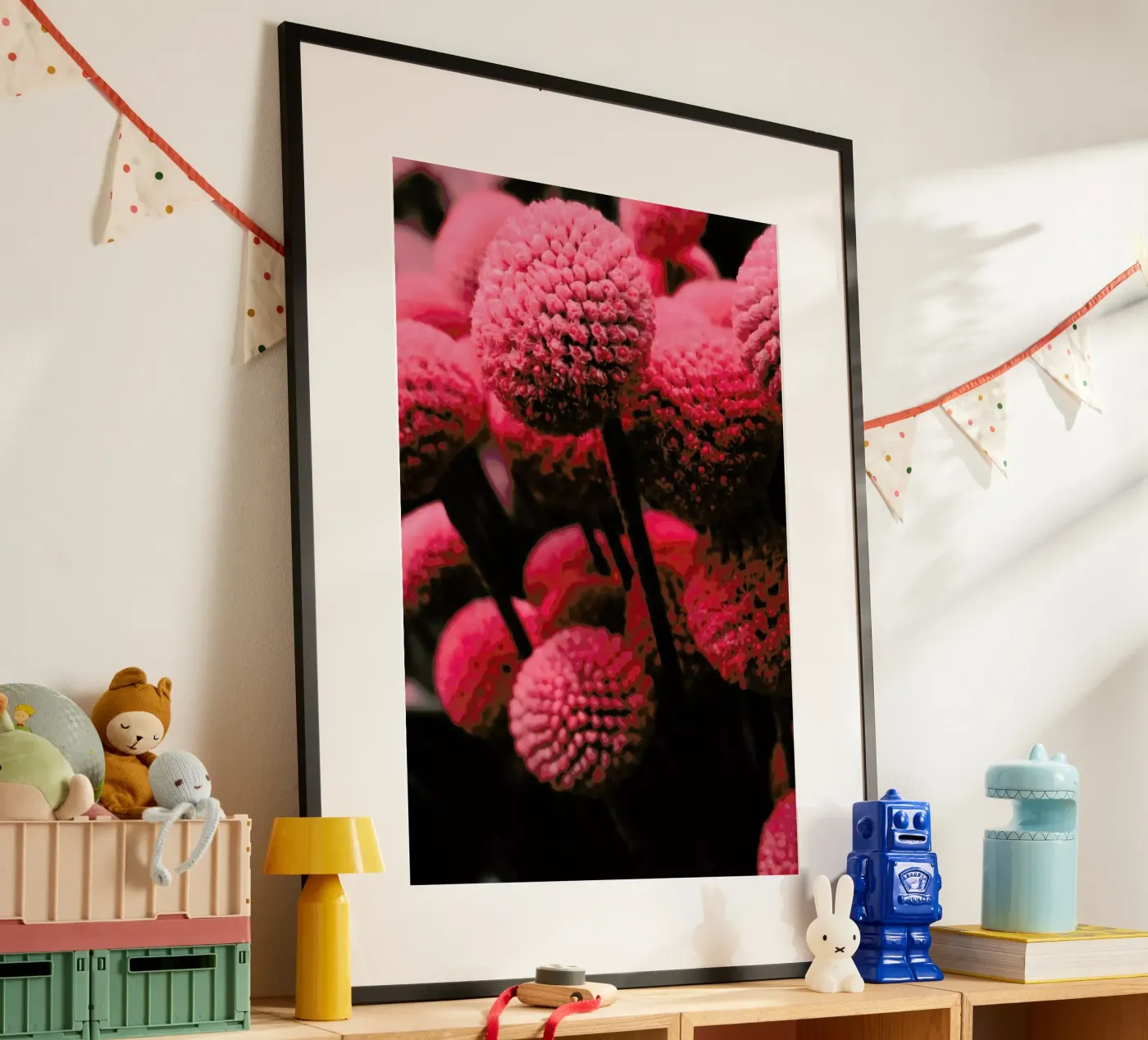 Pink Bommels poster da Sebastian Hilgetag