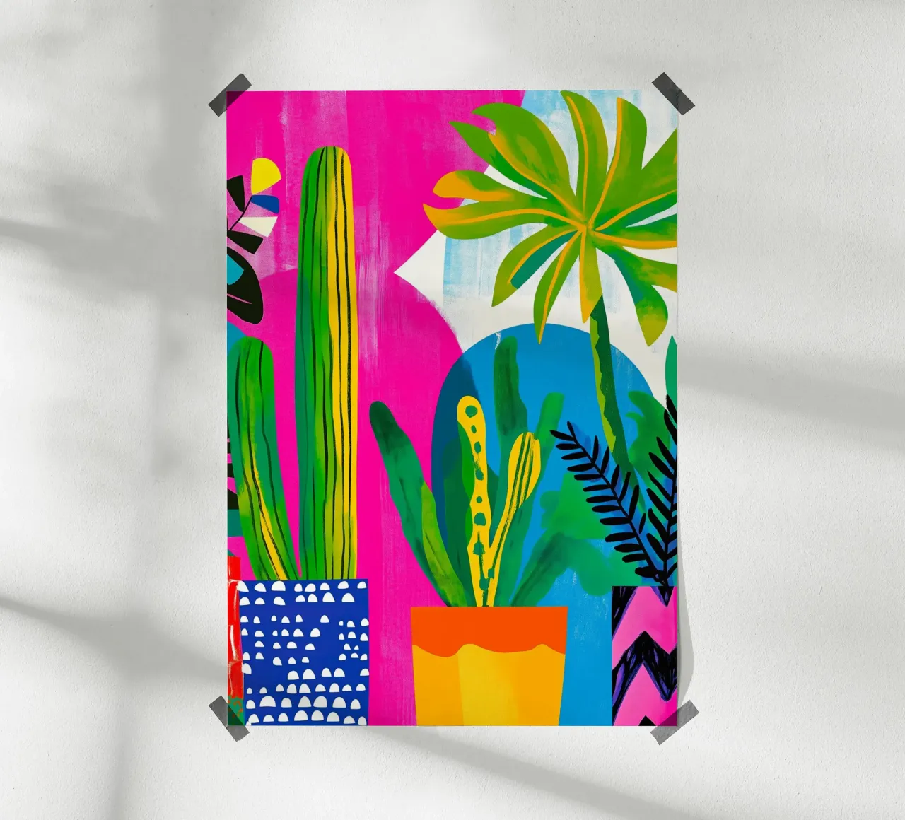 Cactus e palma poster da Justyna Jaszke JBJart